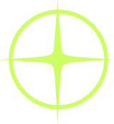 Circle with a four-point star, serving as icon for 'Vision'