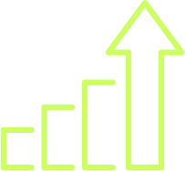 Graph showing an upward trend, representing 'Elevated Experience'